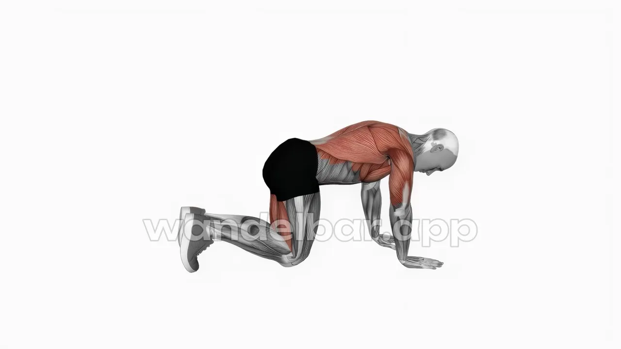 bird dog bodyweight abs exercise — proper form demonstration