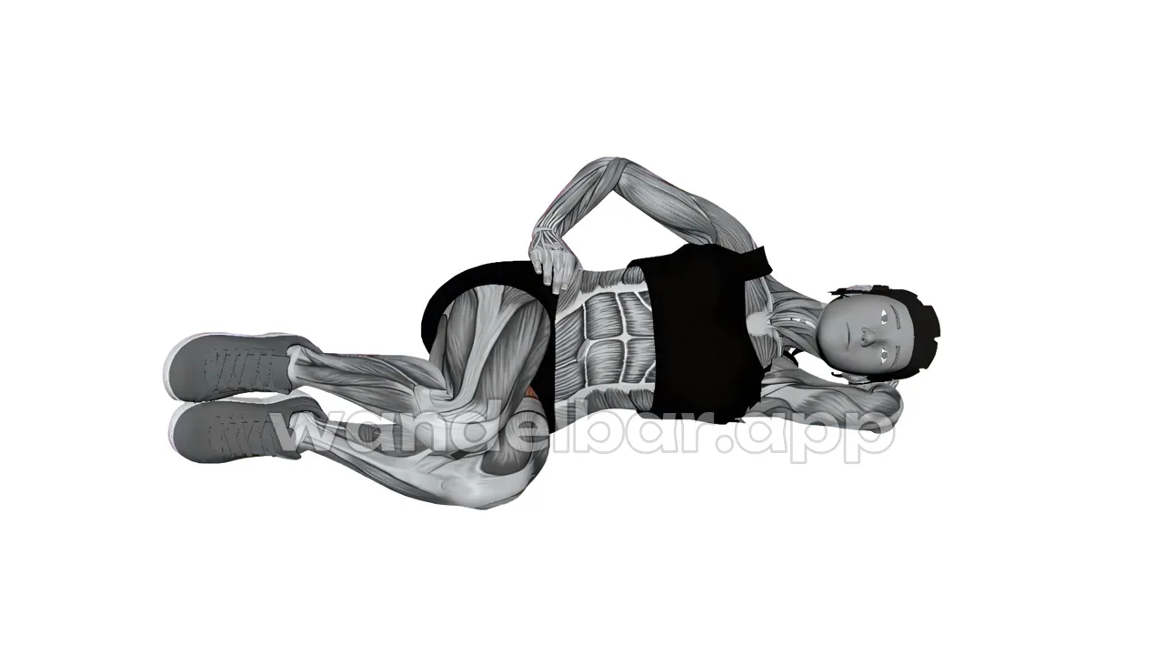 clamshells: lying on side, knees bent, top knee opened upward