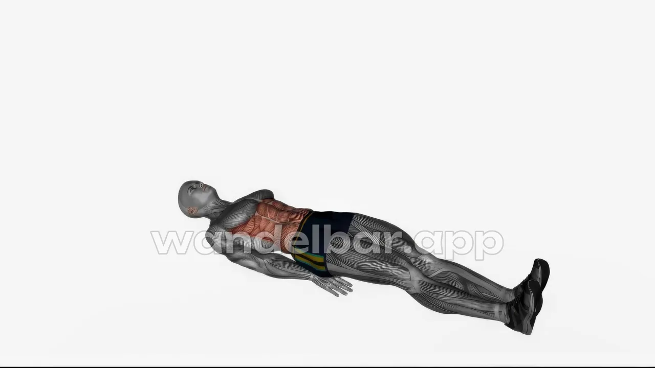 leg raises bodyweight abs exercise — proper form demonstration